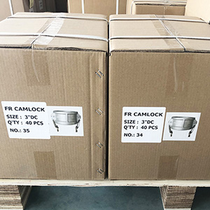cam grooved coupling packaging