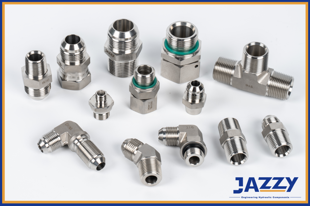 Premium Stainless Steel Hydraulic Adaptors for Absolute System Integrity | JAZZY Hydraulic Manufacturing