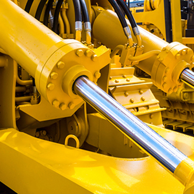Why is the pressure of the agricultural machinery hydraulic system low?