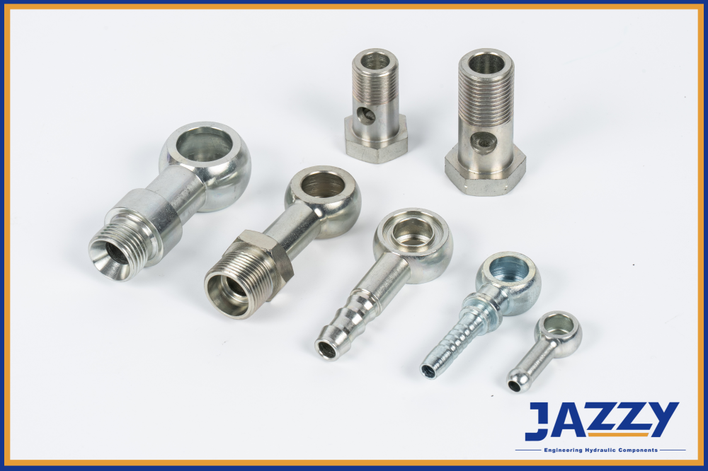 High-Performance Banjo Fittings and Bolts for Compact Fluid Routing | JAZZY Hydraulic Manufacturing