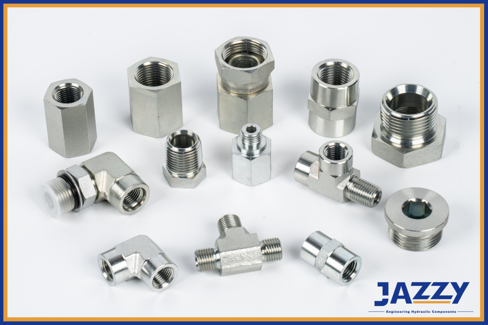 NPT Threaded Hydraulic Adaptors for High-Pressure Industrial Piping | JAZZY Hydraulic Manufacturing