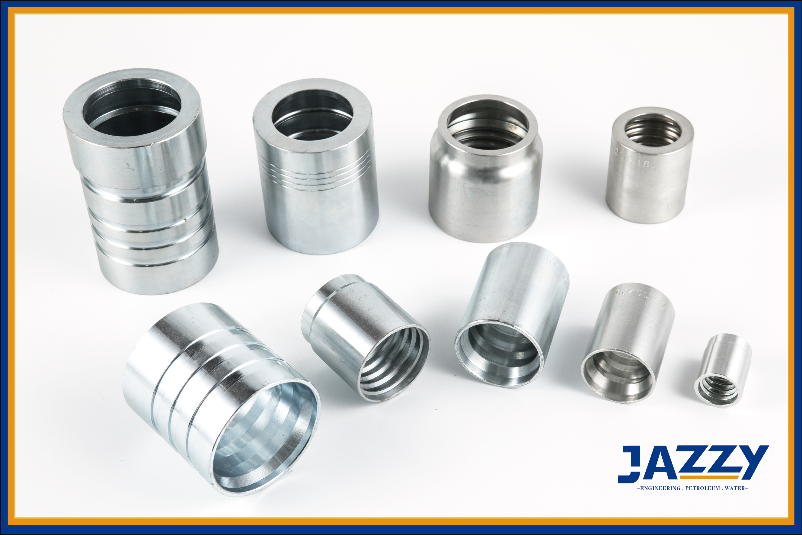 Precision-Engineered Hydraulic Hose Ferrules for Secure Crimping | JAZZY Hydraulic Manufacturing